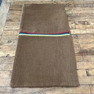 Libeco Striped Pillow Cover 15 in x 30 in Linen Wool Blend Brown